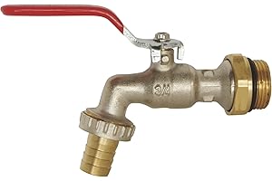 SOMATHERM FOR YOU - giratoria de riego del grifo - resistencia al agua - mango plano reversible - Male 20/27-20/27 Male - Brass Níquel