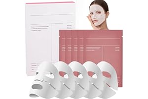 PIPIHOME Bio Collagen Mask, 5Pcs Mascarilla Facial Colageno, Mascarilla Bio Colágeno Noche, Bio Collagen Real Deep Mask, Iluminar el Color de La Piel, Reducir las Líneas Finas, Hidratante (A)