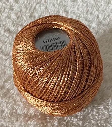 Glitter 8221 Kupfer gründl Garn 25g - 110m