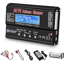 Caricabatterie Bilanciatore 80W Per Lipo NiMh - Dual Port, Per Modellismo RC (senza Marca)