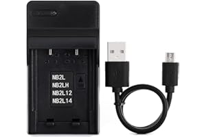 NORIFON NB-2L USB Charger for Canon EOS 350D 400D Optura 30 40 50 500 PowerShot G7 G9 S40 S45 S50 S60 S70 S80 ZR100 ZR200 ZR500 ZR800 ZR830 ZR900 ZR960 MV800 MV830i MV960 Camera and More