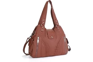 UBORSE Women Handbag Ladies Shoulder Bag Soft PU Leather Large Hobo Tote Bag Crossbody Bag for Office Shopping School Travel