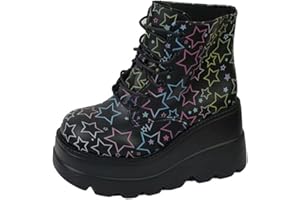 Ulalaza Donne Mary Jane Dress Pompes Scarpe Lolita Cine Platform Gothic doppia caviglia Cinta rotonda di punta di punta un tallone grosso pompa Scarpe Perfetti Perfetti