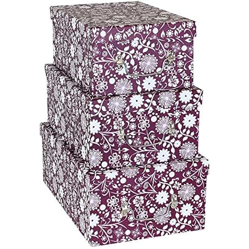 Amazon.co.uk decorative cardboard boxes with lids