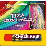 barra colorante para cabello figuritas de Rojo para estrías filamentos de colores