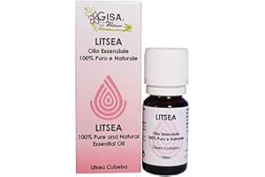 Gisa Wellness - LITSEA - Olio Essenziale Convenzionale - 100% Puro e Naturale - [10ml] - Ideale per Aromaterapia e Cura della Persona - Diffusione Ambientale - Made in Italy