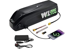 WEILONG 48V 10Ah Ebike Battery 48Volt 10Ah Electric Bike Lithium ion Battery Pack 48 Volt Ebike Replacement Batteries for 250W 350W 500W 700W 900W 1000W Electric Bike/E-Bike with Charger