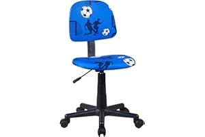 CASA VITAL 'N/A Kids Office Chair Lion - Silla de oficina infantil, color azul