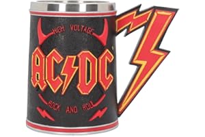 Nemesis Now Chope à bière AC/DC, B4295N9, Noir, Acdc.