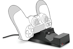‎SPEEDLINK Speedlink JAZZ USB Charger - Ladestation für Original-DUALSHOCK-Controller der PlayStation 4, schwarz