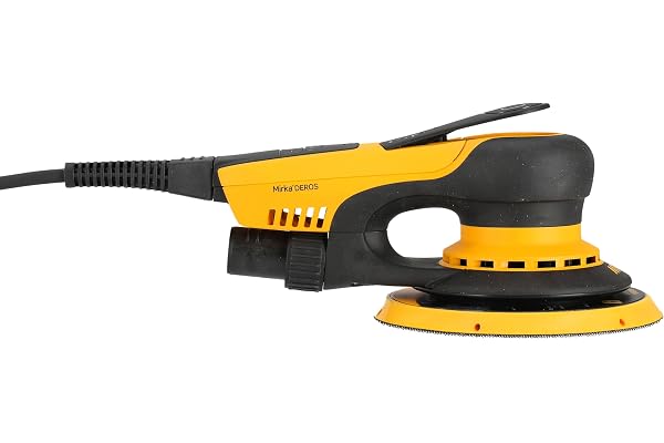Mirka DEROS II 650 elektrisk excentrisk Slipmaskin med dammsugning och kardborre för Ø 150 mm slipapper / 5.0 mm slaglängd Ex