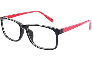 GQUEEN Brille Ohne Stärke Fake Brille Nerdbrille Damen Herren UV400,PO2