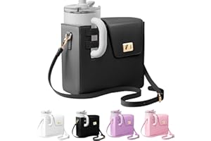 LUOJINYI Stanley Cup, torba do noszenia na kubek Stanley Cup 40oz, torba na większość butelek z wodą z kieszenią i regulowanym paskiem na ramię, kompatybilna z Stanley Cup