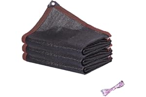 KDDEON Red de Sombreado de Protección Solar,Malla Sombreadora Resistente al UV del 95%,Red de Sombra de Privacidad Transpirable,con Ojales y Cordón,para Patio Piscina Jardín (3x4m/9.8x13ft)