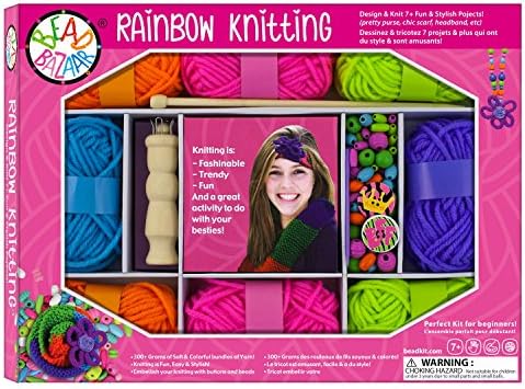 Create Your Own Wool Yarn Rainbow Knitting - Simple Wool Project Kit - New for 2015 Creative - Gift Present Idea For Easter Fun Arts &amp; Crafts Toys &amp; Games Age 7+ Girl Girls Kids Children Child