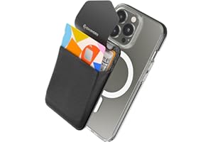 ‎SINJIMORU Sinjimoru Privacy Cover Magnetic Card Holder, Magnetic Phone Wallet Stick on as Credit Card Holder for Apple MagSafe Compatible with iPhone 15 14 13 12 Series M-Flap