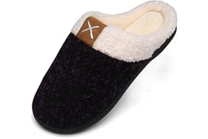 Mishansha Hombre Mujer Invierno Antideslizantes CáLido Zapatillas Casa de Espuma Viscoelástica, Gr.36-47 EU