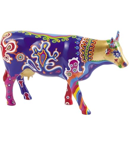 Cowparade Cow - Blue Cow Bone China (M) - Cowparade Kuh #47455