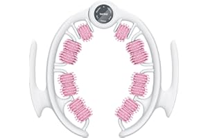 bedee Manuelles Anti-Cellulite Massagegerät - Abnehmbare Massageköpfe und Rollen zum Anheben, Straffen und Glätten der Haut, Oberschenkel und Gesäß, Rose