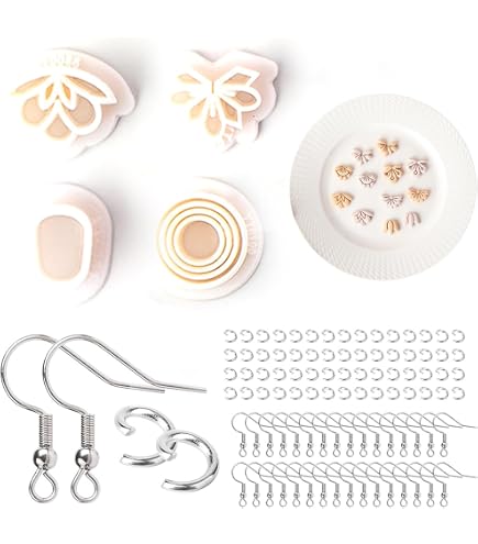 Polymer-Ton Ausstecher Set – 10 Formen, 4 Werkzeuge & Blumenpad Für Schmuckherstellung