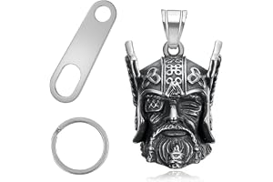 Guardian Bell Campanell, Motorcykel Krigare Viking-ringklocka, nordisk mytologi keltisk knut, lyckotillbehör till motorcykel