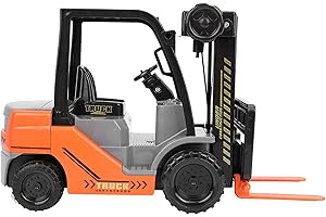 Srliya Carretilla Elevadora Modelo Carretilla Elevadora de Juguete 28 × 18 × 12 Escala 1:12, Carretilla Elevadora para Niños, Modelo de Juguete, Carretilla Elevadora de Inercia, Juguete