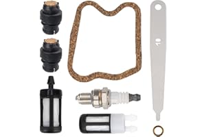 Carbhub 0000-350-5800 Tank Vent and 4282-007-1001 Valve Clearance Kit for Stihl BR500 BR550 BR600 BR700 Backpack Blower for BG56 BG86 BR200 BR340 BR380 BR420 BR350 BR430 BR45 with Spark Plug