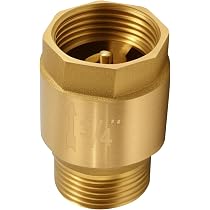 Clapet Anti-retour Laiton 3/4" AG-IG - Filetage Intérieur Et Extérieur, étanche, Pour Pompe, Machine à Laver, Récupérateur D'eau
