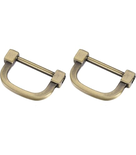 12Pcs Swivel Horseshoe D-Rings U Shape O Ring Screw In Shackle