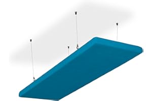 SILENT4® Soffitto fonoassorbente 116x39 cm Quadro acustico certificato dall'Istituto Fraunhofer