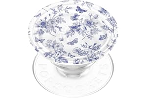 PopSockets: PopGrip Plant - Wykonany z materiałów roślinnych rozkładany uchwyt i stojak do telefonów z wymiennymi krążkami PopTop - English Country Side