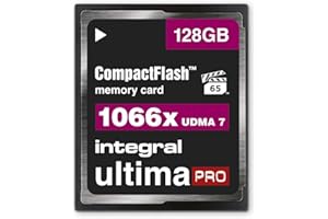 Integral Kompaktowa karta pamięci 128 GB UDMA-7 1066x Speed VPG-65 160 MB/s odczyt i 135 MB/s profesjonalna karta o wysokiej prędkości