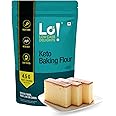 Lo! Foods - Keto Baking Flour (1 Kg) | Perfect for Baking Keto Bread, Keto Cakes & Keto Desserts | Featured Keto Bread Recipe | 66% Lower Carbs | Lab Tested Keto Food Products for Keto Diet