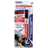 OTOMW-OTO R&Ouml;TUŞ KALEMİ 5 ML - BEYAZ METALİK (Siyah)