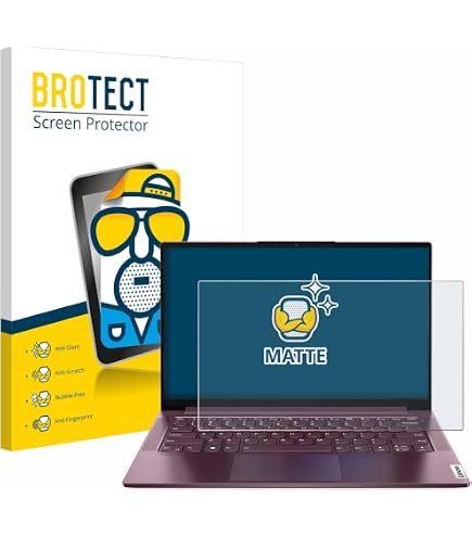 Produktbild von BROTECT Entspiegelte Schutzfolie Für Lenovo Yoga C640 – Matte Anti-Reflex Folie, Kratzfest & Anti-fingerprint