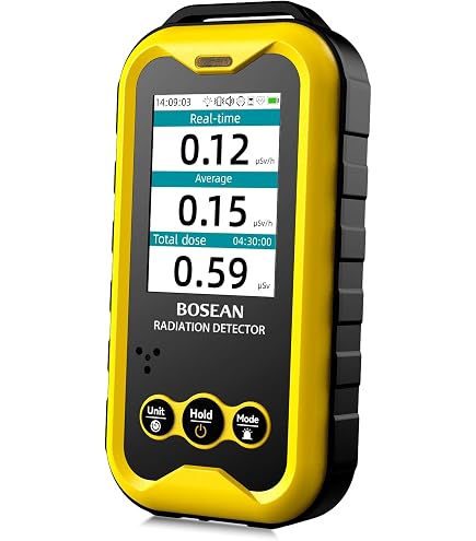 CHNADKS Geiger Counter Nuclear Radiation Detector - Handheld Beta Gamma X-Ray Monitor