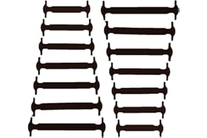 CCSOFTIME Cordones Silicona Elásticos Sin Atar,Cordones Goma para Niños y Adultos,Cordones Elasticos Sin Nudo para Zapatillas Deporte Converse Altas