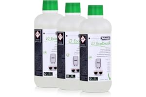 ‎DE'LONGHI 3er Pack DeLonghi Entkalker EcoDecalk für Kaffevollautomaten DLSC500 / 8004399329492 - 500ml
