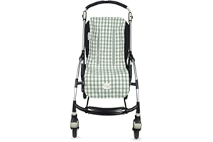 Walking Mum. Remy Kinderwagen-Matte, Anti-Schwitzen, für den Sommer, universell einsetzbar, grün, 32 x 80 cm