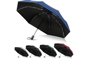 Vicloon Składany Parasol,Wiatroszczelny parasol,automatyczne otwieranie/zamykanie,kompaktowy,anty-UV