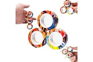 DEZP Anelli Magnetici Fidget Toys, Fidget Magnet Rings Pack Ottimo Regalo Per Adulti Ragazzi Bambini