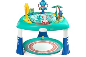 Infantino 3-in-1 Spin & Stand Entertainer - 360 Seat and Activity Table with Simple Store-Away Design, Multi-Coloured