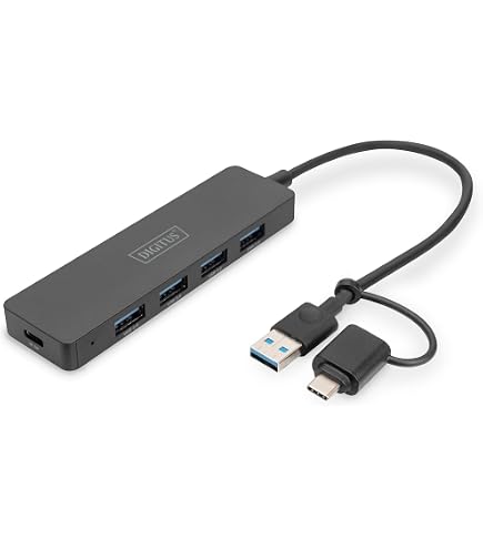 Belkin - Hub a 4 Porte USB 2.0, 480 Mbit/s, con 3 Cavi Serie PRO per