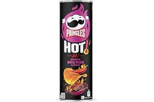 Pringles HOT Smokin' BBQ Ribs Flavour, 160 grammi