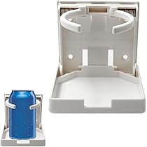 2 Pezzi Portabicchieri Pieghevoli Per Auto - Universali Per Auto, Barche, Camion (Nero) - Foto 4