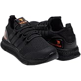 Tonny Black &Ccedil;ocuk Unisex Siyah Turuncu Spor Ayakkabı Tbqnt, TBQNT-3