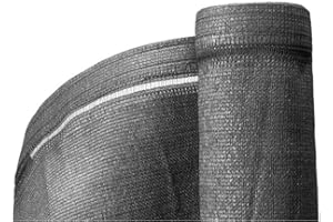 Rouleau Brise Vue Jardin occultant Brise Vent Maille renforcée 220 g/m² 10 m x H 1m20 Gris Anthracite