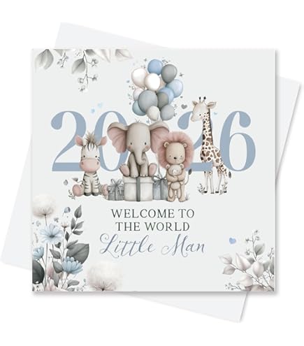 Regal Publishing Classic Baby Card Boy 9 X 6 Inches