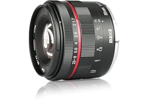 MEKE Meike 50mm F1.7 Objectif de Mise au Point Manuelle Plein Cadre à Grande Ouverture Compatible avec appareils Photo sans Miroir Sony FE E A7RIII A7III A7RIV A7IV A7 A9 A7C A9II A7II A7 SIII