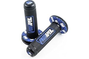 HONFITAT Moto Dirt Pit Bicicleta 7/8Inch Manillar Goma De Freno Mano Apretones-Azul